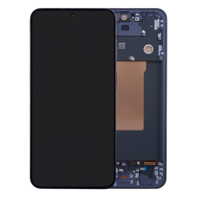 OLED Screen Digitizer with Frame Replacement for Samsung Galaxy A56 5G A566 (Aftermarket) - Awesome Graphite
