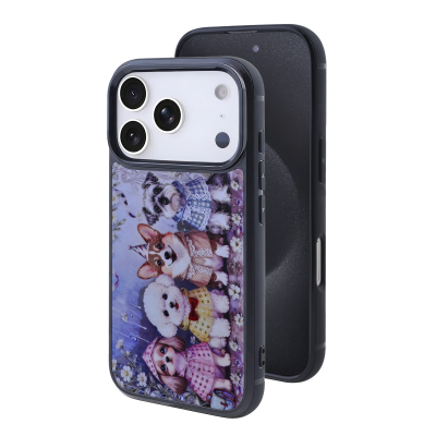 Four Dressed-Up Dogs Print Magnetic Case for iPhone 17 Pro