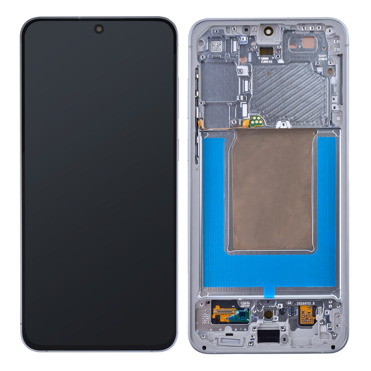 replacement display for samsung s25 fe 5g white